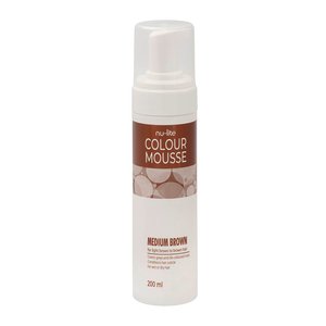 NU-LITE COLOUR MOUSSE-MEDIUM BROWN 200ML
