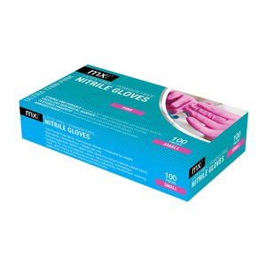 GLOVE EXAM PINK NITRILE MX SMALL 100~