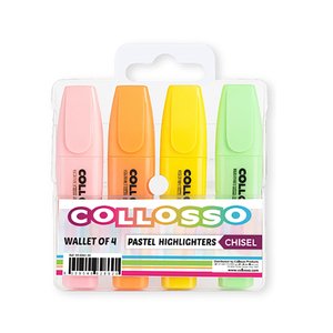 COLLOSSO PASTEL HIGHLIGHTERS WALLET 4