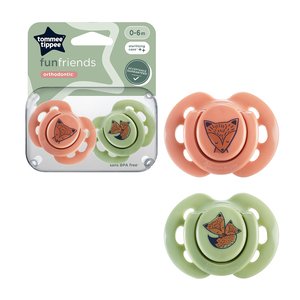 TOMMEE TIPPEE FUN SOTHER 0-6M 2PK -ASS