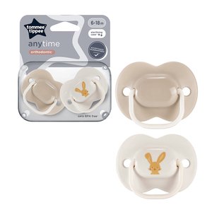 TOMMEE TIPPEE ANYTIME SOOTHER 6-18M 2PK