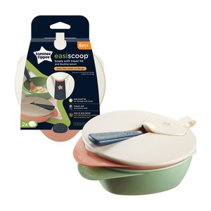 TOMMEE TIPPEE FEEDING BOWL WITH LID 6M+