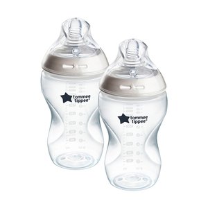 TOMMEE TIPPEE 340ML BOTTLE 2PK 3M+