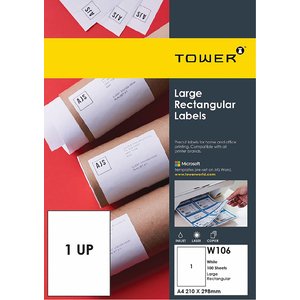 A4 INKJET-LASER MULTIPURPOSE LABELS 100