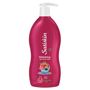 SATISKIN SHOWER GEL BLISSFUL BERRY 1LT
