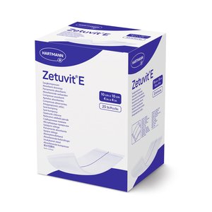 ZETUVIT E ABSORB PAD STR 10CM X 10CM 25~