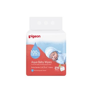 PIGEON AQUA BABY WIPES 70 X 3 PACKS