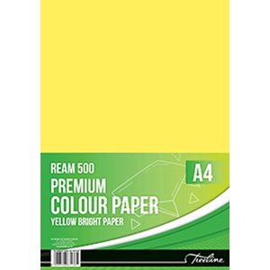A4 80G TREELINE 5X500 REAM YELLOW