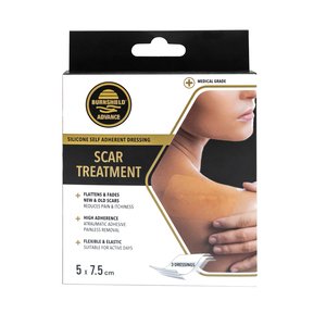 BURNSHIELD SCAR TREAT DRES 5CMX7CM 3~
