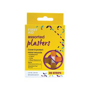 PLASTER ZIP STRIP ASSORTED 20~