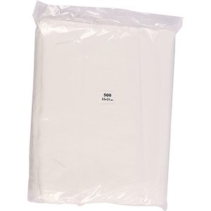 PLASTIC BAG WHITE 23X31CM 500 ~
