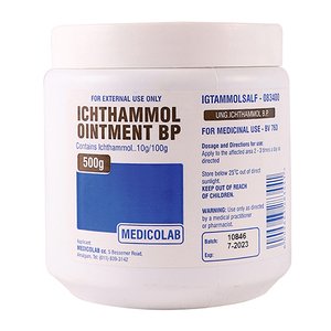 UNG ICHTHAMMOL BP 500G MEDICOLAB