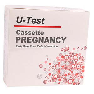 U-TEST PREG HCG CASSETTE HOME 10~