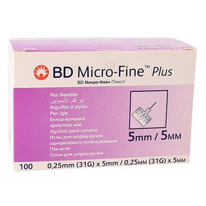 MICRO-FINE BD PEN NEEDLE 31GX 5MM 100~