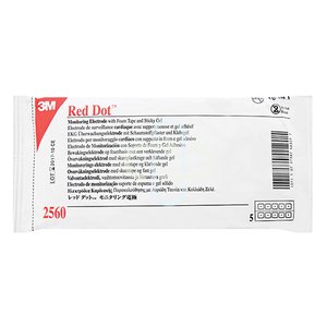 ECG ELECTRODES RED DOT 3M 2560 50    1