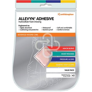 ALLEVYN ADHESIVE FOAM 75MM X 75MM 1