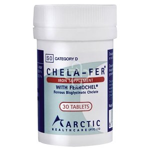 CHELA-FER 24MG 30 TABLETS