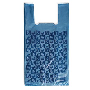 PLASTIC BAG CARRY 24L BLUE 250 ~