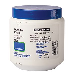 ASCORBIC ACID POWDER 500G MEDICOLAB