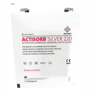 ACTISORB CHARC+SILVER 6.5x9.5CM MAS065 1