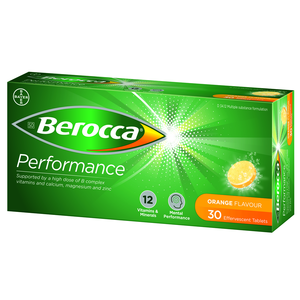 BEROCCA PERFORMANCE ORANGE EFF 30 TABS