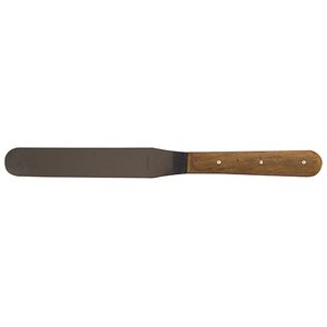 SPATULA 150MM S/STEEL+WOODEN HANDLE