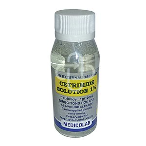 CETRIMIDE 1% SOLUTION 50ML MEDICOLAB