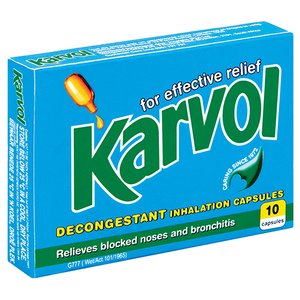 KARVOL INHALENT CAPS 10