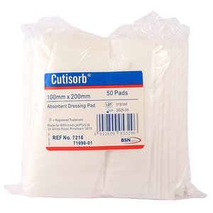 CUTISORB DRESS PAD 100X200MM  50~