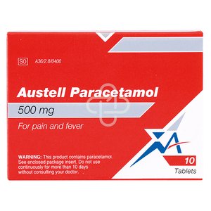 AUSTELL-PARACETAMOL 500MG 10 TABLETS