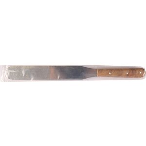 SPATULA 200MM S/STEEL+WOODEN HANDLE
