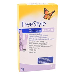 FREESTYLE OPTIUM KETONE STRIPS 10s