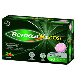 BEROCCA BOOST 20 EFFERVESCENT TABLETS