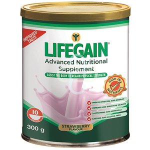 LIFEGAIN STRAWBERRY  300G POWDER