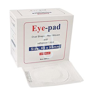 EYE PAD ADHESIVE STERILE NW 65X95MM 50~