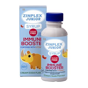 ZINPLEX JNR SUGAR FREE VIT C+XYLIT 200ML