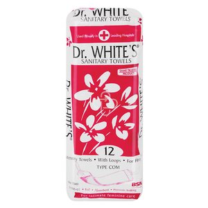 DR WHITE MATERNITY TOWEL LOOPED 12