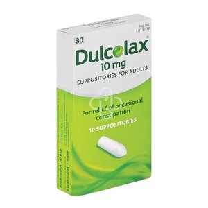 DULCOLAX ADULT SUPPS 10