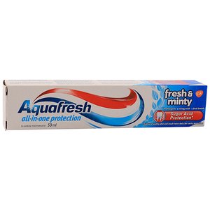 AQUAFRESH TOOTHPASTE FRSH & MINT 50ML