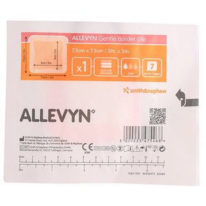 ALLEVYN GENTLE BORDER LIGHT 7.5X7.5CM  1