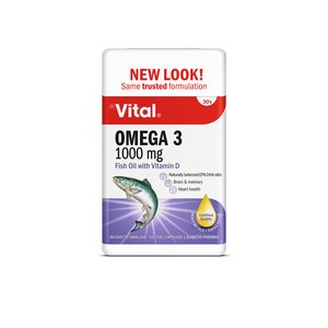 VITAL OMEGA 3 CONCENT CAPS 30