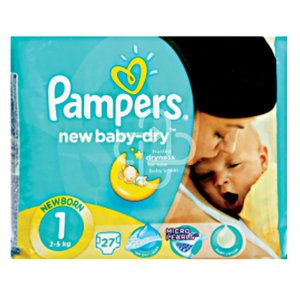 PAMPERS NEW BABY NEW BORN 27 NO1 2 -5KG