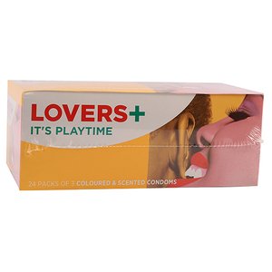 CONDOM LOVERS PLUS COLOR & SCENT 24X3 ~