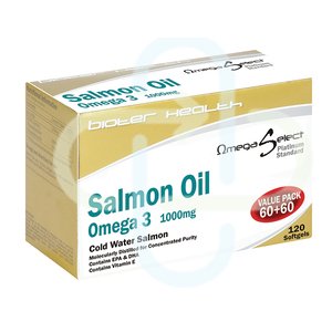 OMEGA SELECT SALMOND OIL 120 1000MG