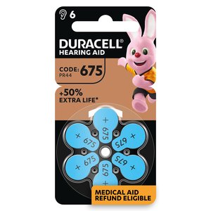 DURACELL HEARING AID 675  6S