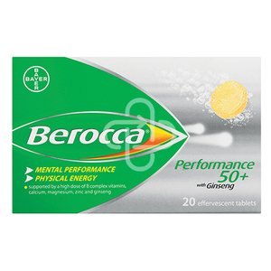BEROCCA PERFORMANCE 50+ 20 EFF TABS