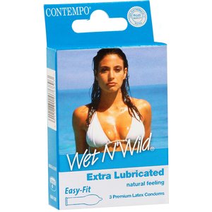 CONDOM CONTEMPO WET N WILD 3