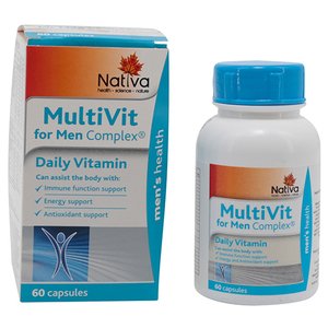 NATIVA MULTIVITAMIN MEN 60