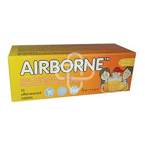AIRBORNE 10 EFFERVESCENT TABLETS