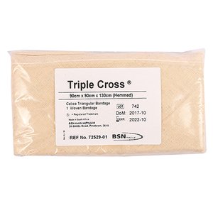 TRIANGULAR BAND TRIPLE CROSS HEMMED 1